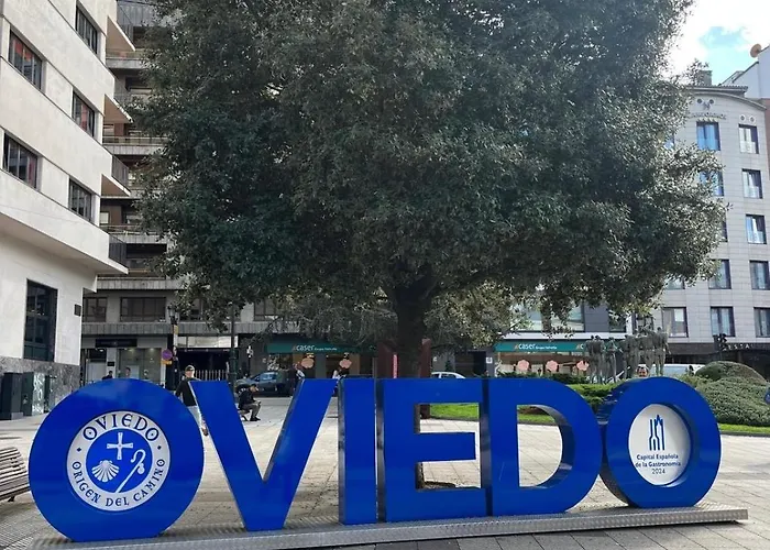 公寓 Parque De Invierno Parking Gratis 奥维耶多